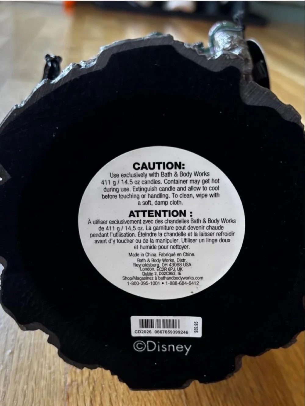 Bath & Body Works Disney Villains Maleficent Castle 3-Wick Candle Holder NWT
